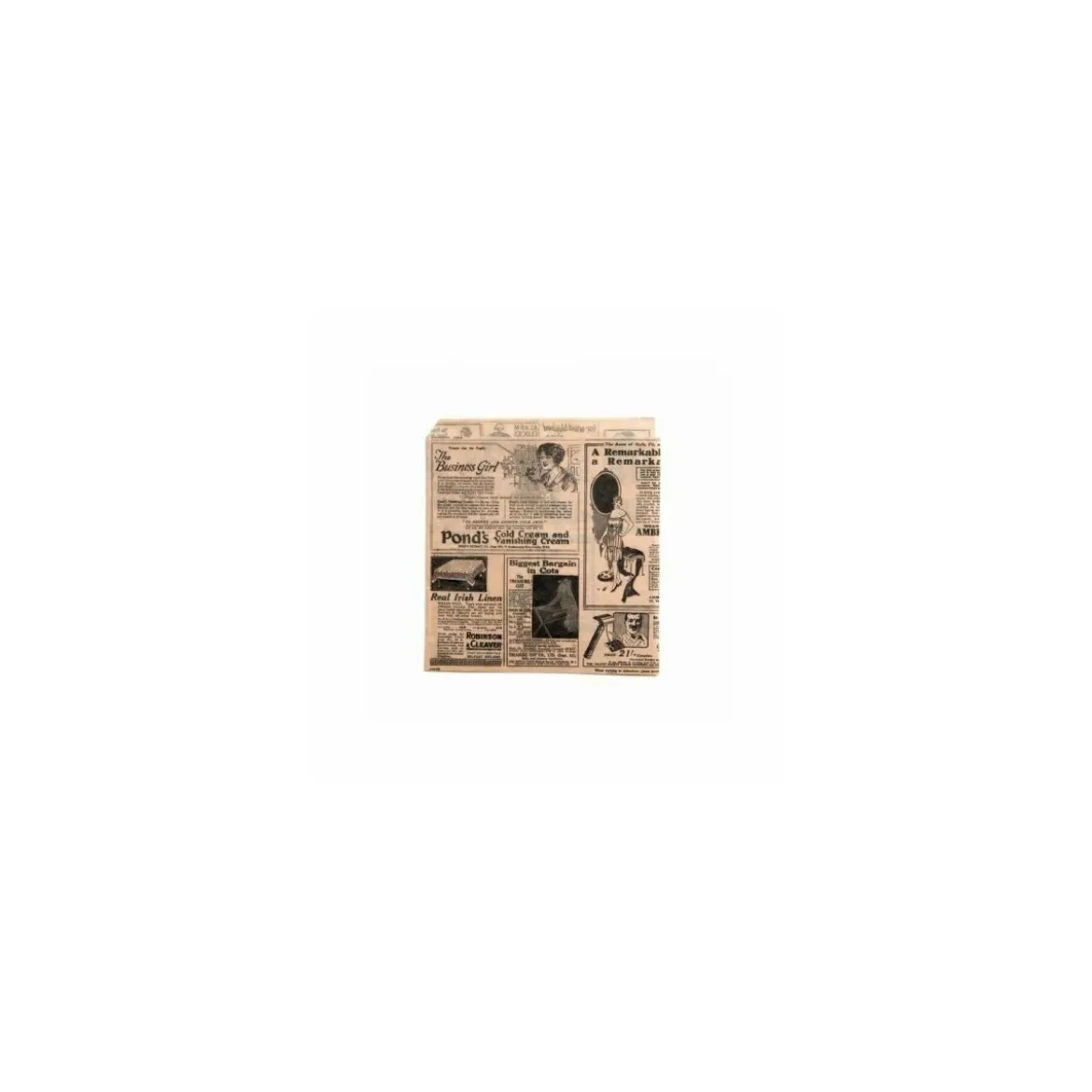 Sachet kraft brun ouvert 2 côtés "Times" 17 x 18 cm - par 1000