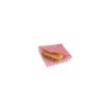 Sachet kraft ouvert 2 côtés damier rouge 17 x 18 cm - par 500
