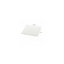 Sachet kraft ouvert sur 2 côtés blanc 18 x 18,5 cm - par 100