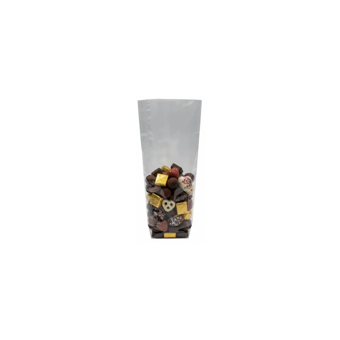 Sachet plastique transparent 10 x 22 cm - par 100