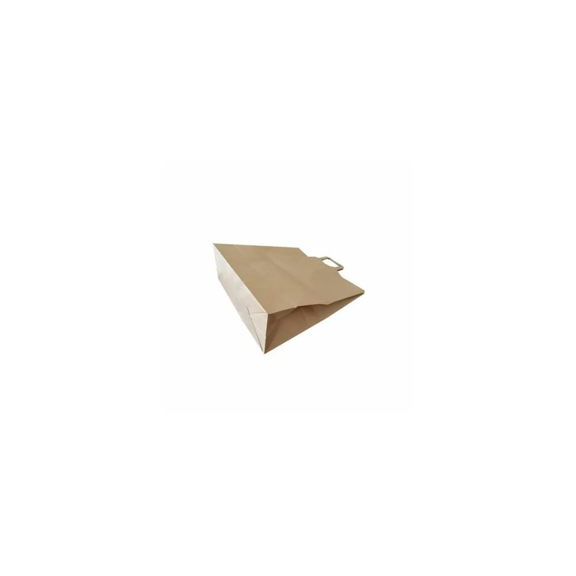 Sac kraft brun à poignées plates 45 x 17 x 47 cm - par 150
