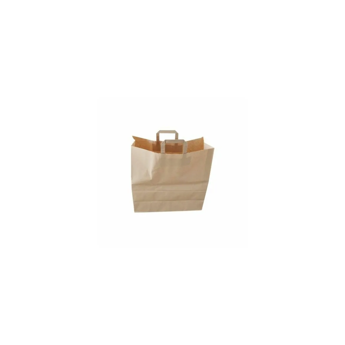 Sac kraft brun à poignées plates 45 x 17 x 47 cm - par 150