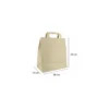 Sac kraft brun 26 x 29+ 14 cm - par 250