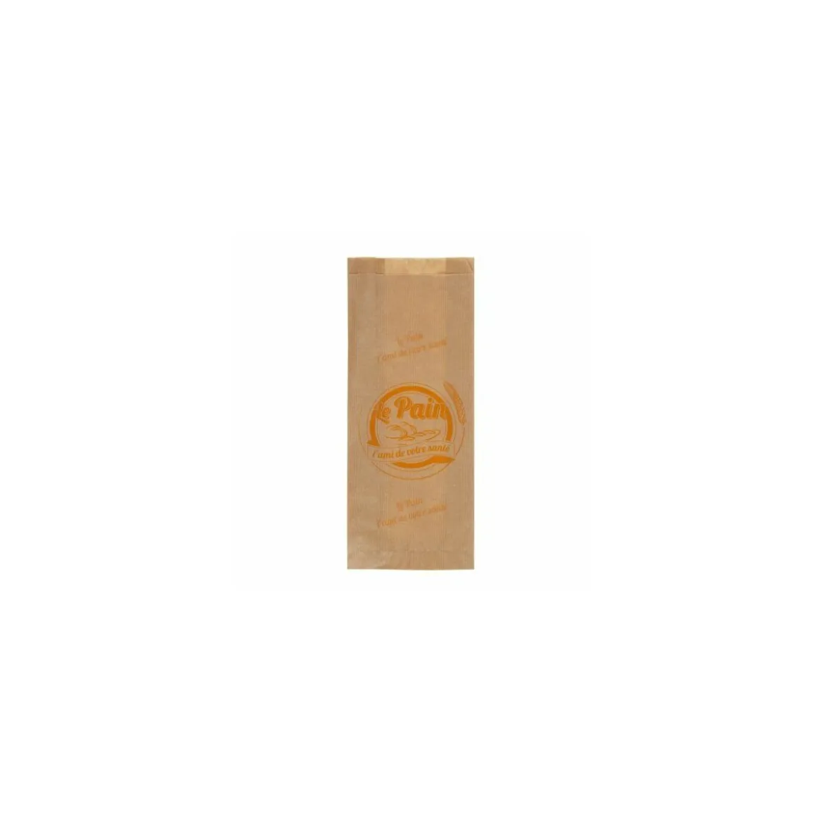 Sac à pain kraft jaune 35 x 14 + 3 cm - par 250