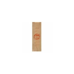 Sac à pain kraft rouge 61 x 19 + 5,5 cm - par 250