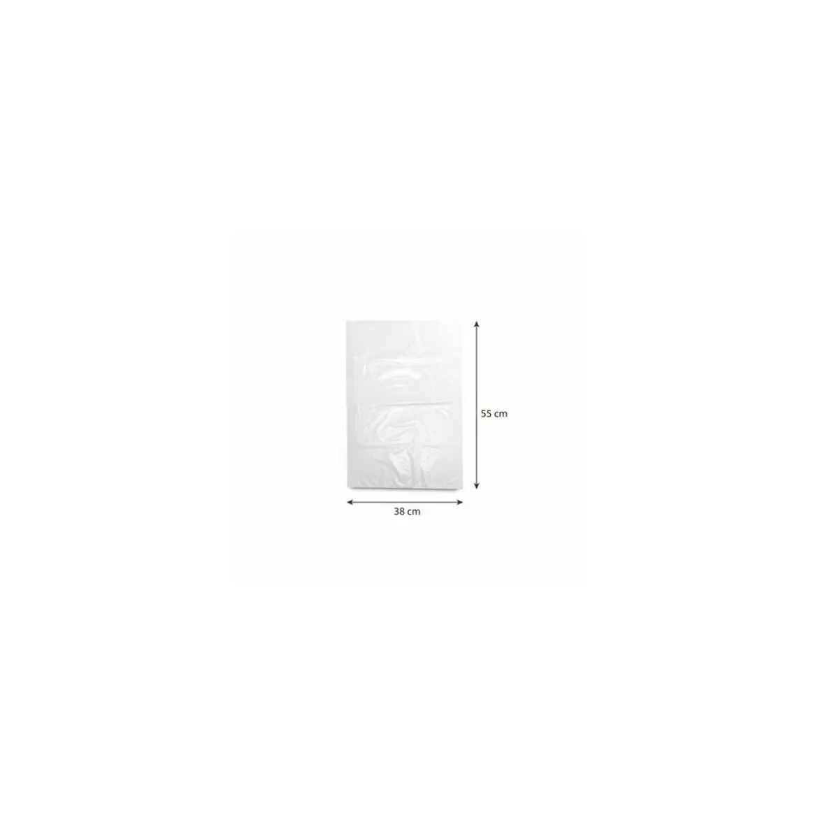 Sac plastique 50 µ 38 x 55 cm - par 100