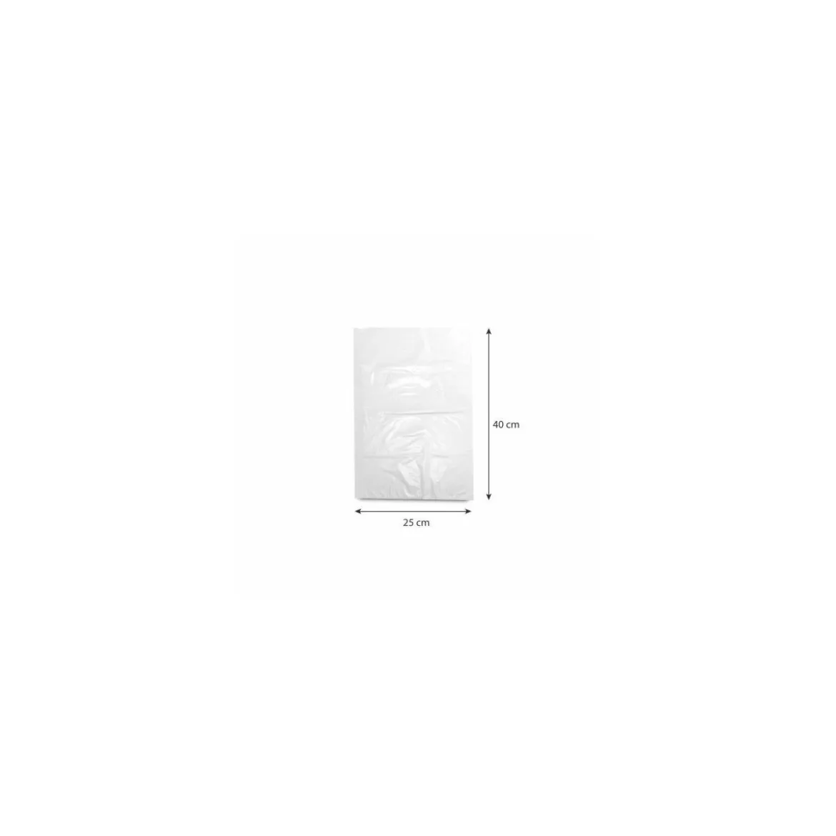 Sac plastique 50 µ 40 x 25 cm - par 100