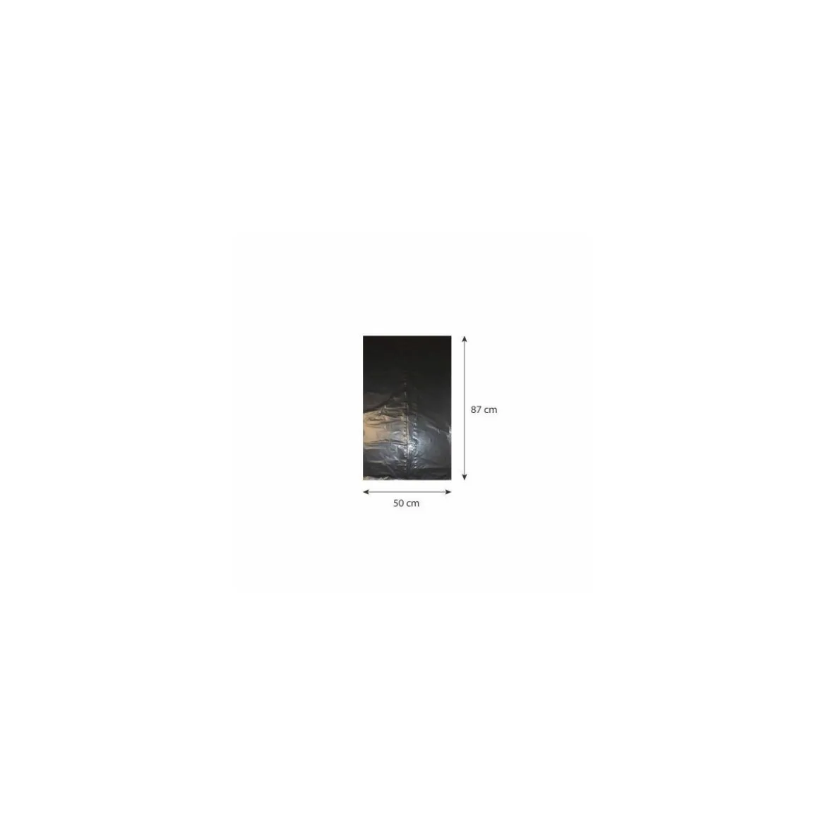 Sac poubelle éco noir 100 L 45 µ - par 200