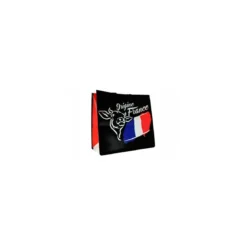 Sac réutilisable PP non tissé "Bleu blanc rouge" 37,5 x 34,5 + 17 cm - par 100