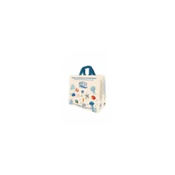 Sac réutilisable PP tissé imprimé poissonnerie 45 x 40 + 22 cm - par 25