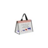 Sac réutilisable PP tissé "La viande comme vous l'aimez" 27 x 36 + 20 cm - par 125