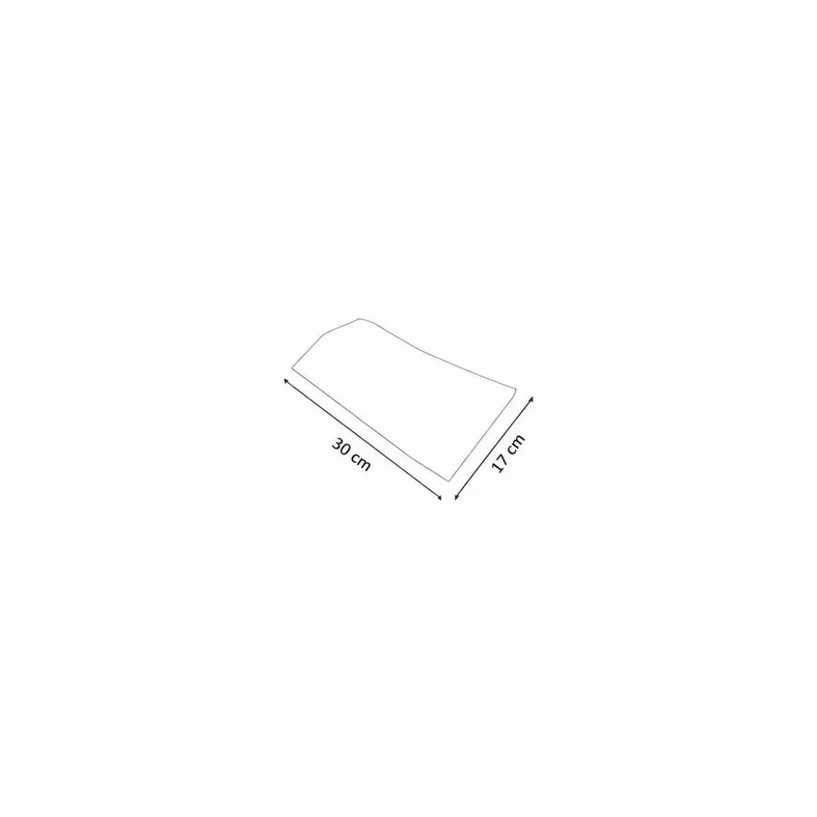 Sac sous vide de conservation 80 µ 17 x 30 cm - par 100