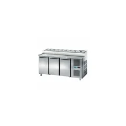 Saladette réfrigérée positive 3 portes 10 bacs GN 1/3