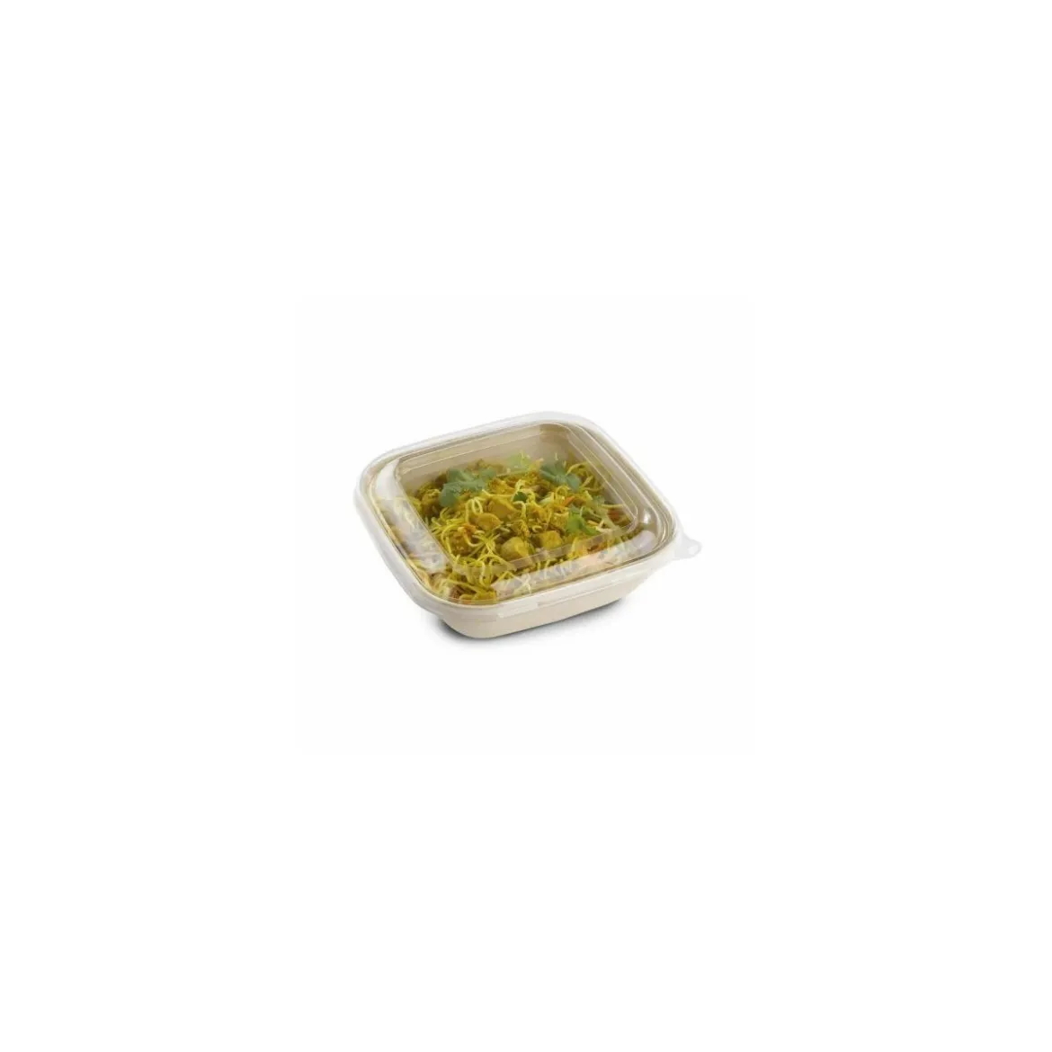 Saladier carré en pulpe 750 ml - par 300