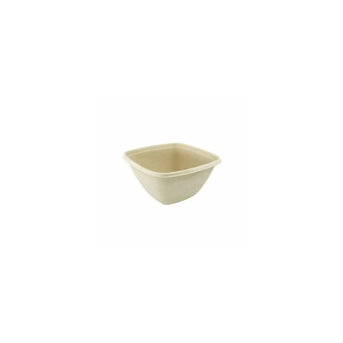 Saladier carré pulpe de canne 500 ml - par 50
