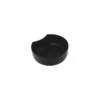 Saladier Crescent noir mélamine 22,5 x 20,8 x 6 cm 1,4 L