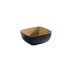 Saladier GN 1/6 Frida mélamine bois/noir 17,6 x 16,2 x 7,5 cm 1 L