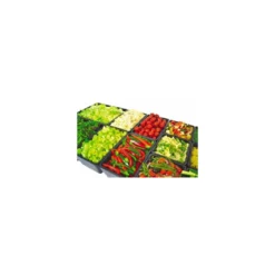 Saladier rectangulaire Chunky Crock mélaminé noir 2 L