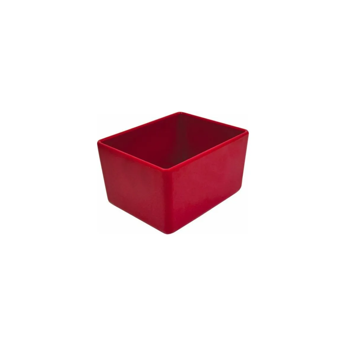 Saladier rectangulaire Chunky Crock mélamine rouge 2 L