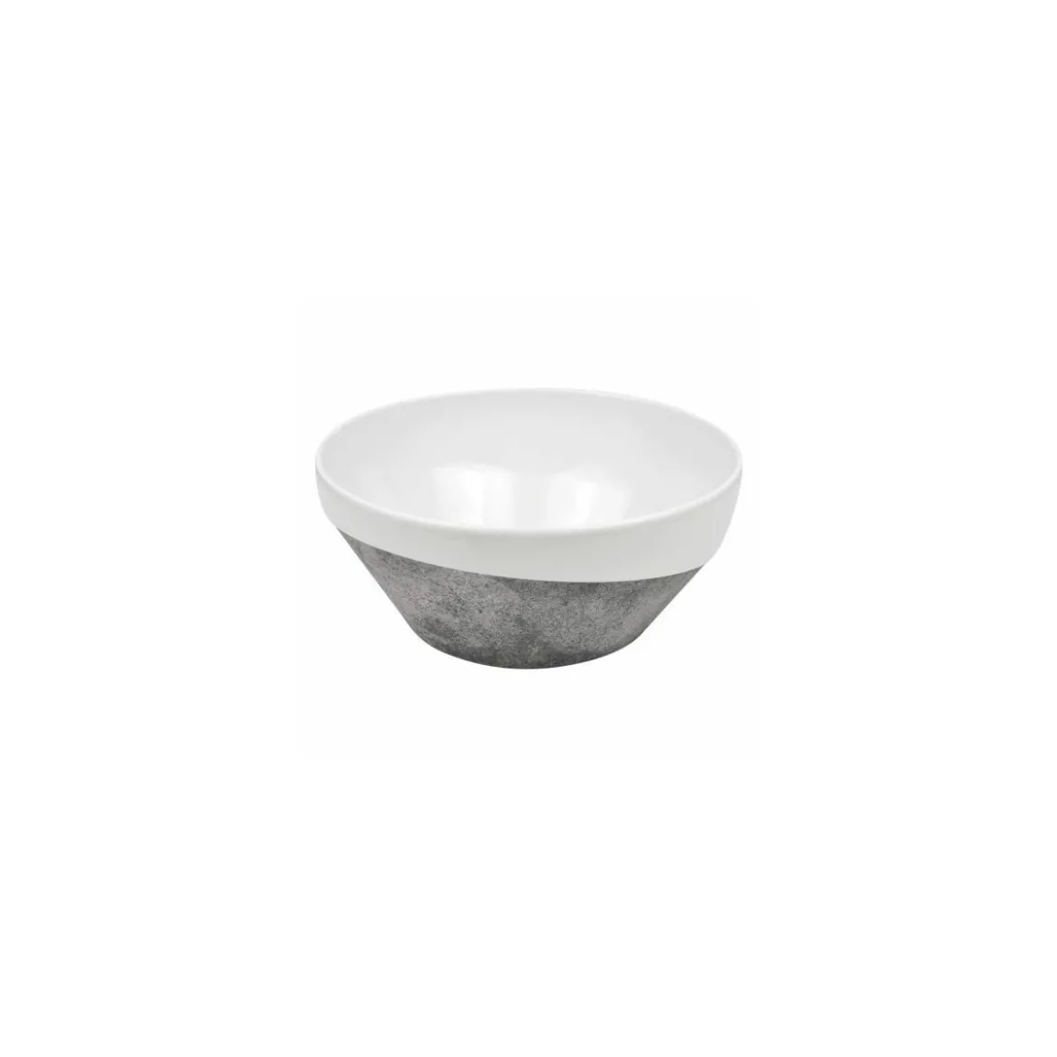 Saladier urban effet béton mélamine ø 28 cm 3,2 L