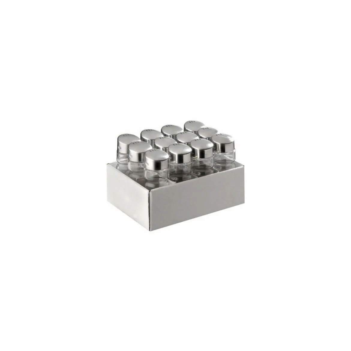 Salière poivrière inox - par 12