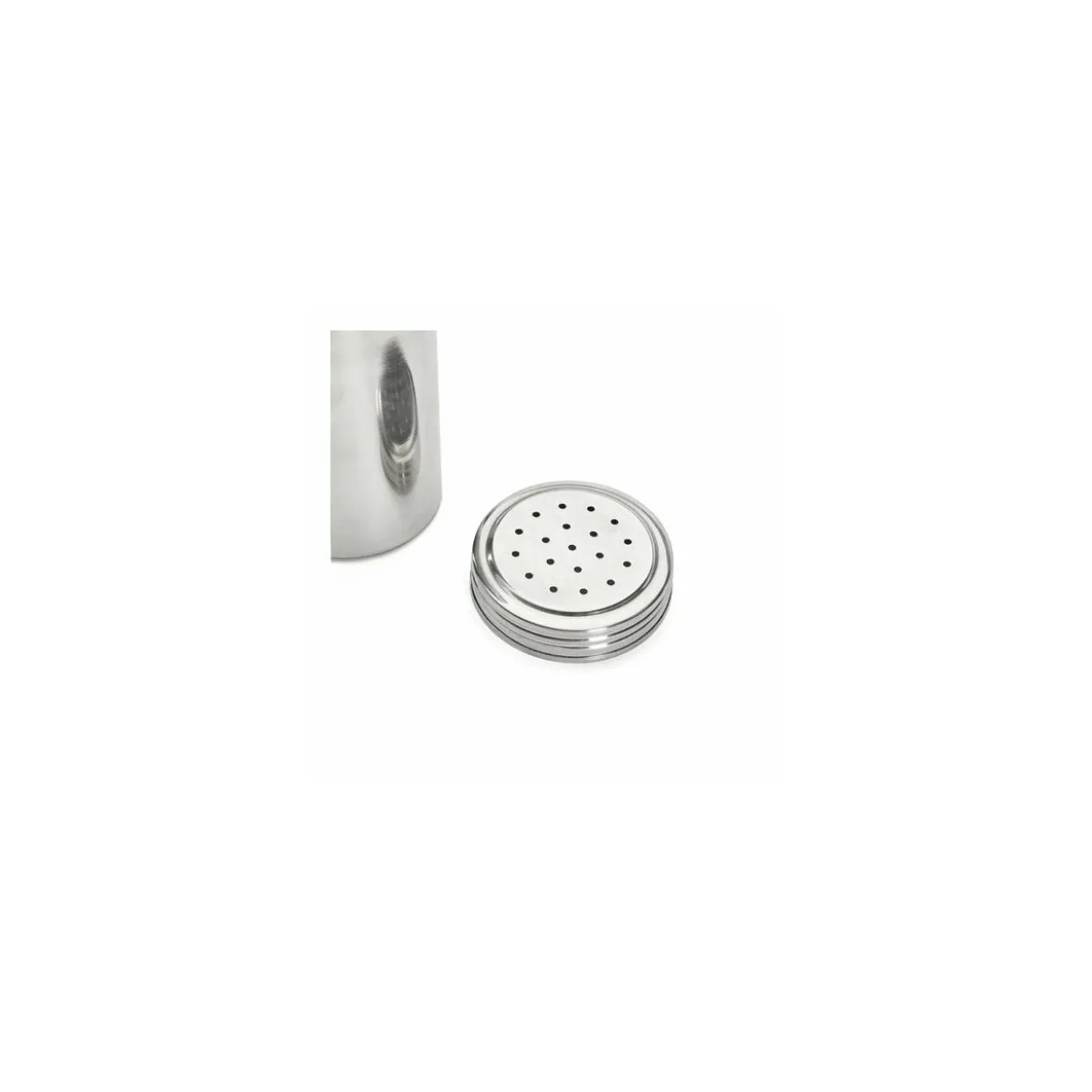 Saupoudreuse à épices inox trous 2,5 mm ø 7 cm