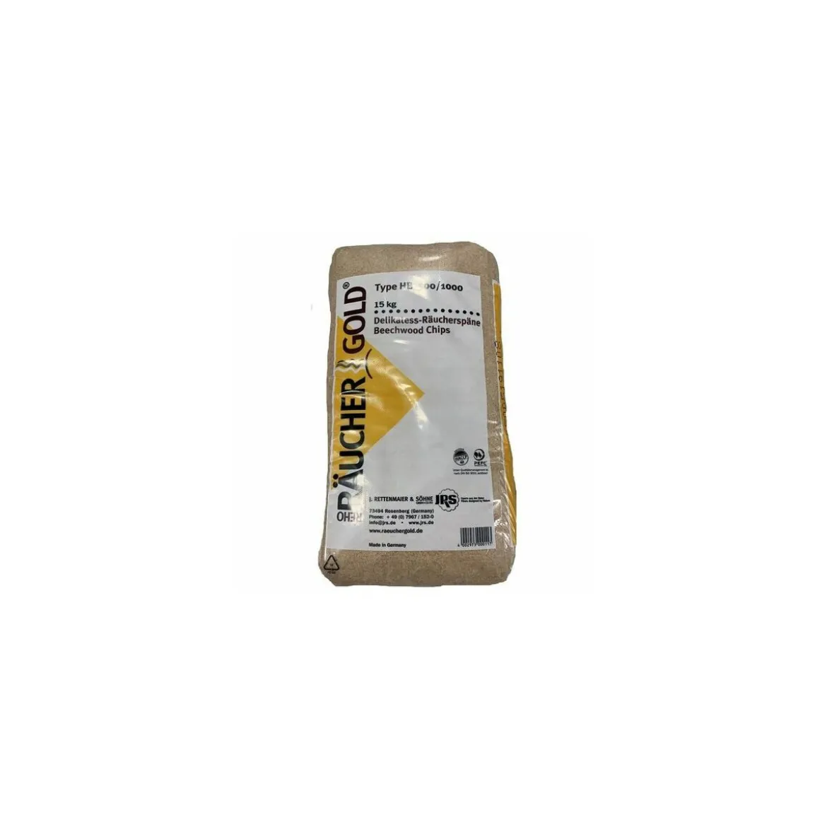Sciure de bois de hêtre pour fumage grain 0,5 à 1 mm - par 15 kg