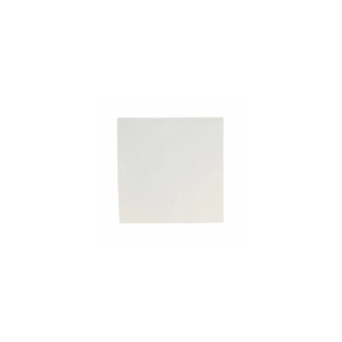 Serviette cocktail double point blanche 20 x 20 cm - par 100