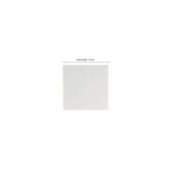 Serviette cocktail double point blanche 20 x 20 cm - par 100