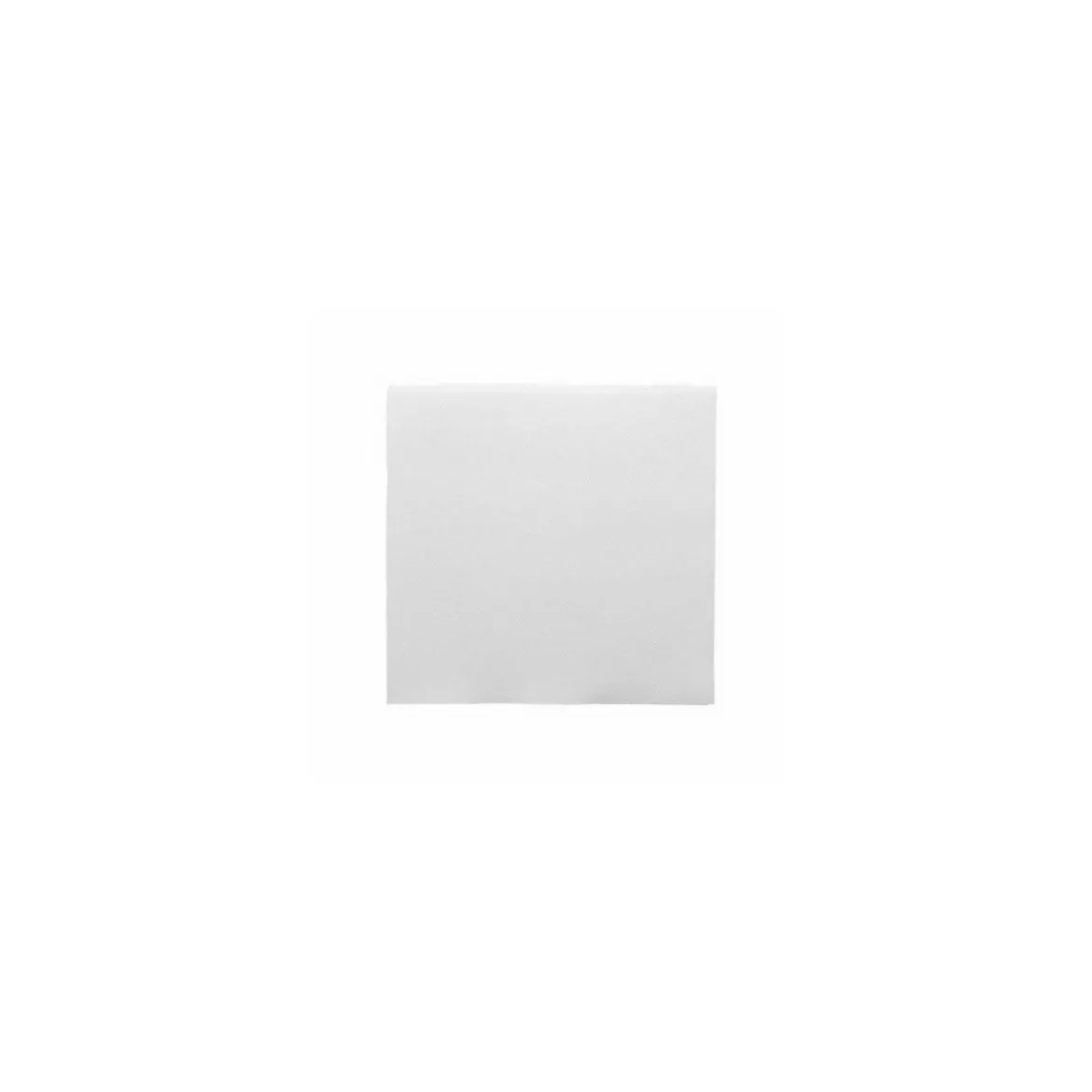 Serviette double point blanche 39 x 39 cm - par 50