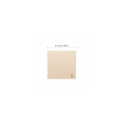 Serviette double point recyclée 39 x 39 cm - par 50