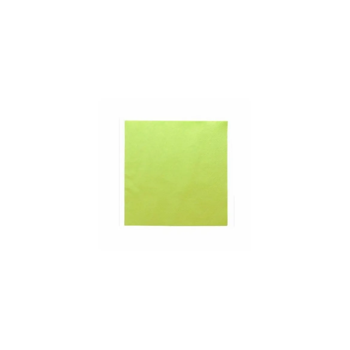 Serviette ouate anis 2 feuilles 39 x 39 cm - par 100