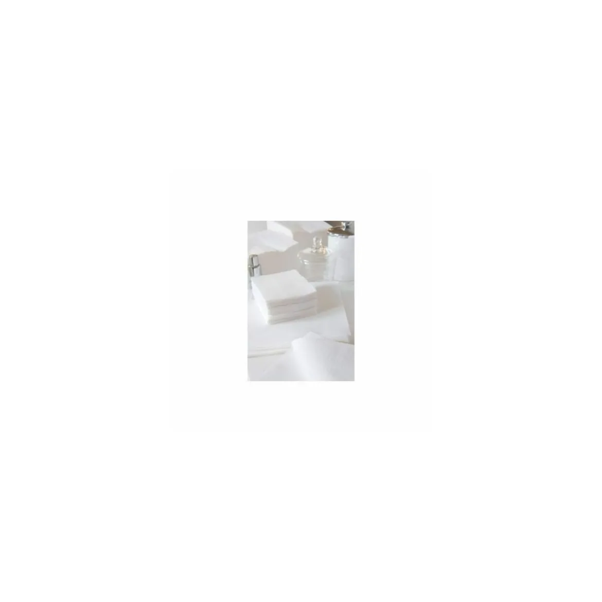 Serviette ouate blanche 30 x 30 cm 2 feuilles - par 200