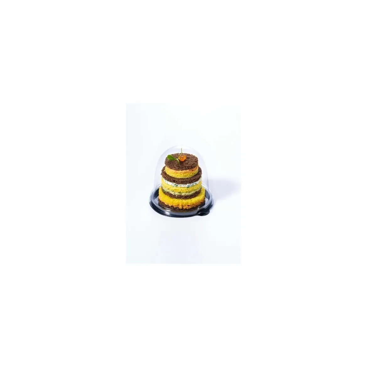 Socle PET noir pour dôme 80 mm - par 180
