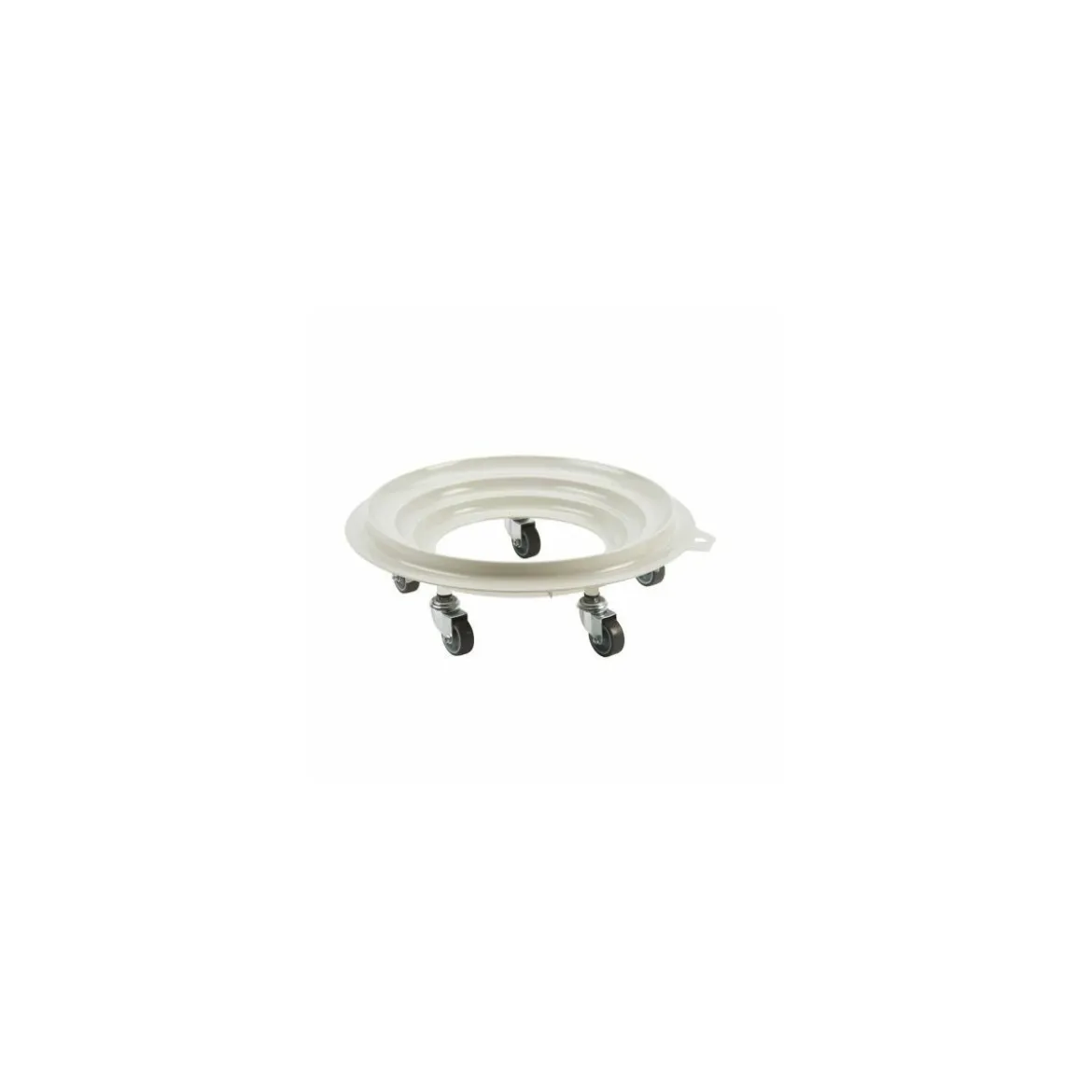 Socle rouleur rond 5 roues pour futs et conteneurs Gilac