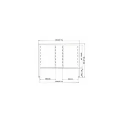 Soubassement II pour iCombi 6 et 10 niveaux GN1/1