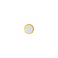Soucoupe brush jaune ø 14 cm - par 6