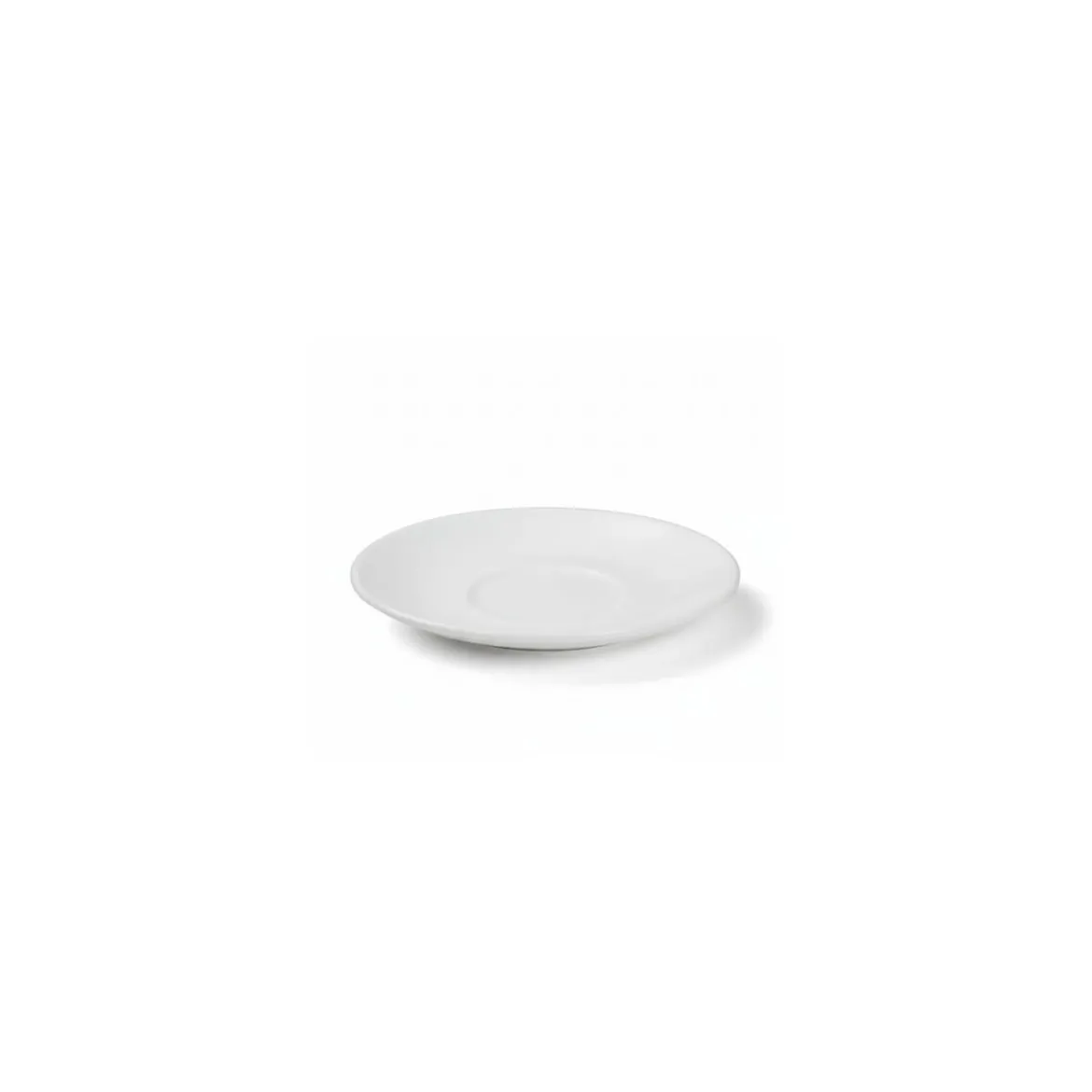 Soucoupe à thé blanche verre trempé ø 13 cm - par 6