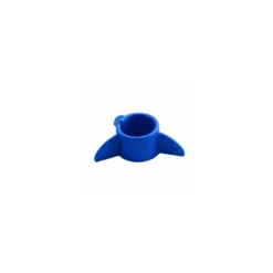 Support antidérapant bleu pour yaourt ou compote - par 10