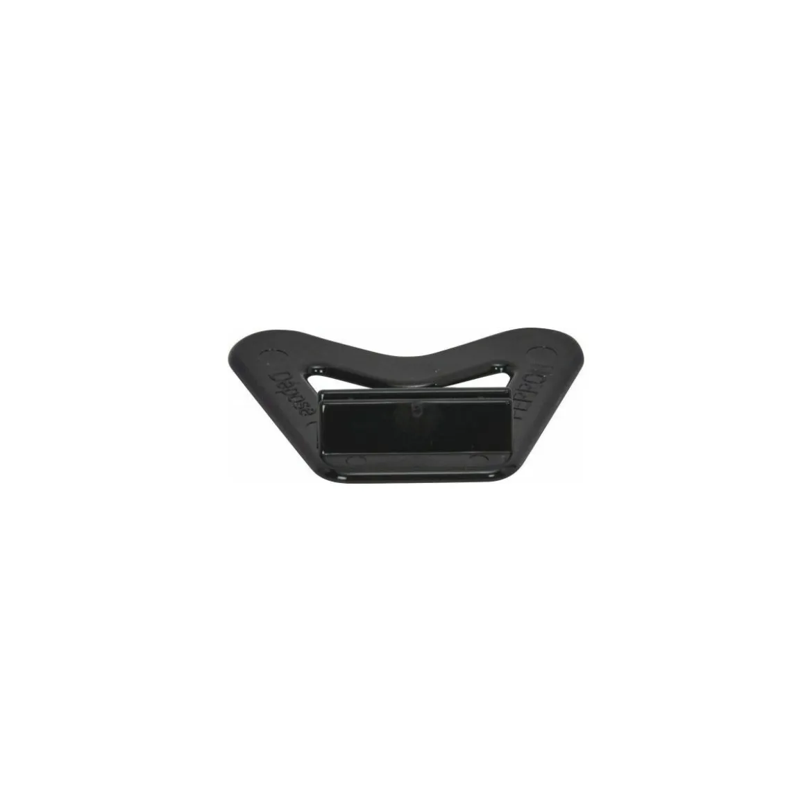 Support plat noir pour étiquette Edikio - par 25