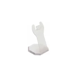 Support étiquette plastique transparent H 8,5 cm - par 10