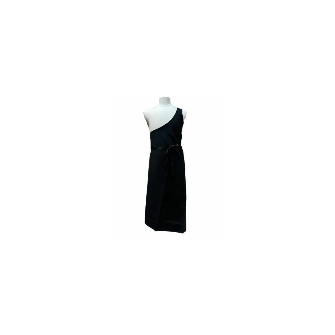 Tablier de boucher parisien noir 130 x 100 cm