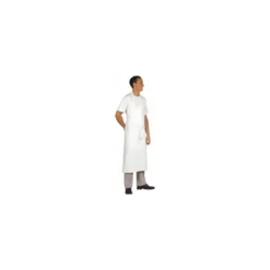 Tablier valet blanc coton 100 cm