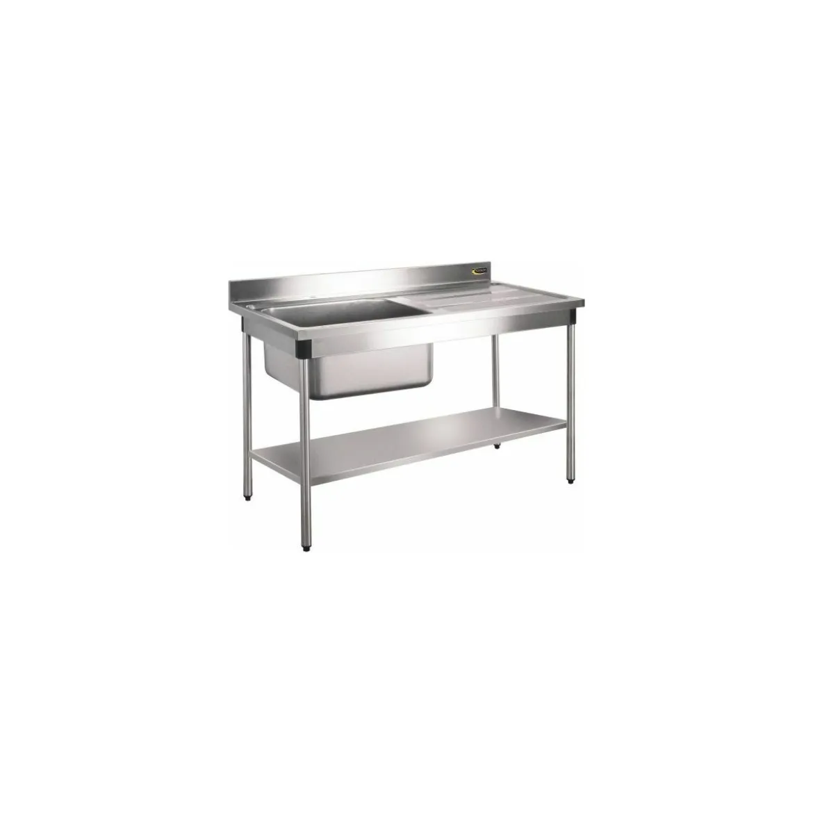Étagère pour table inox 200 x 70 cm