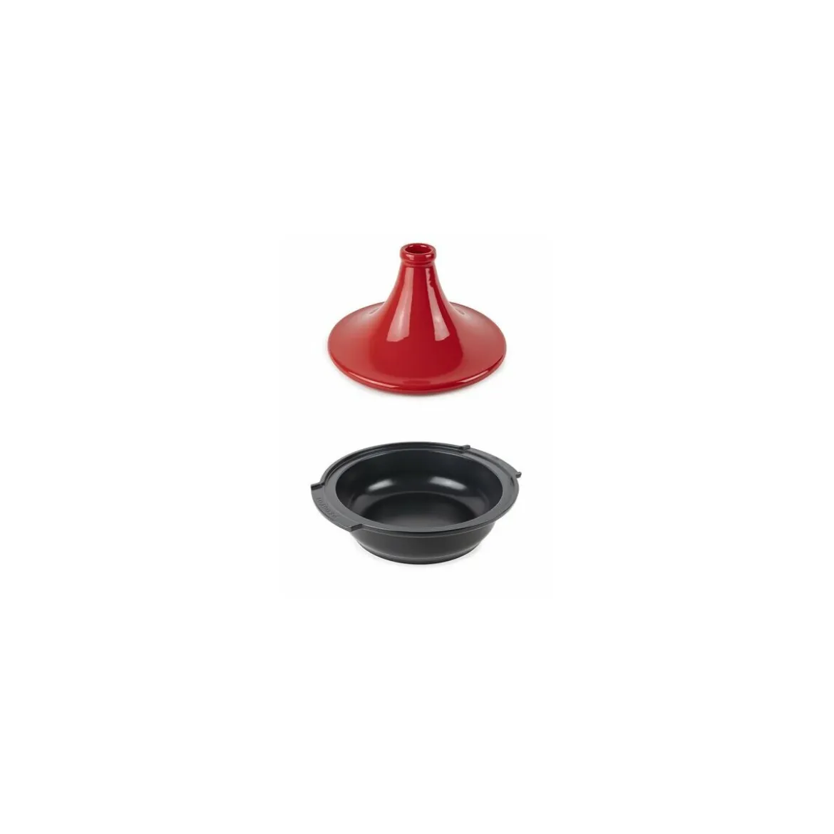 Tajine induction Atlas alu et céramique rouge Ø 30 cm