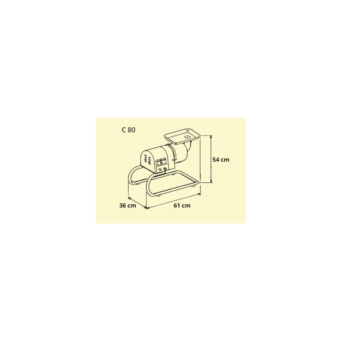 Tamis automatique C80 230V monophasé