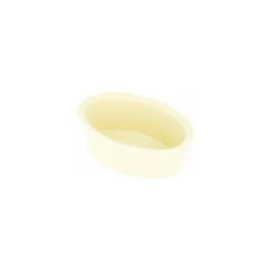 Terrine ovale plastique beige 30 cl - par 104