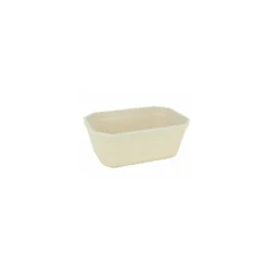 Terrine rectangulaire plastique beige 25 cl - par 100