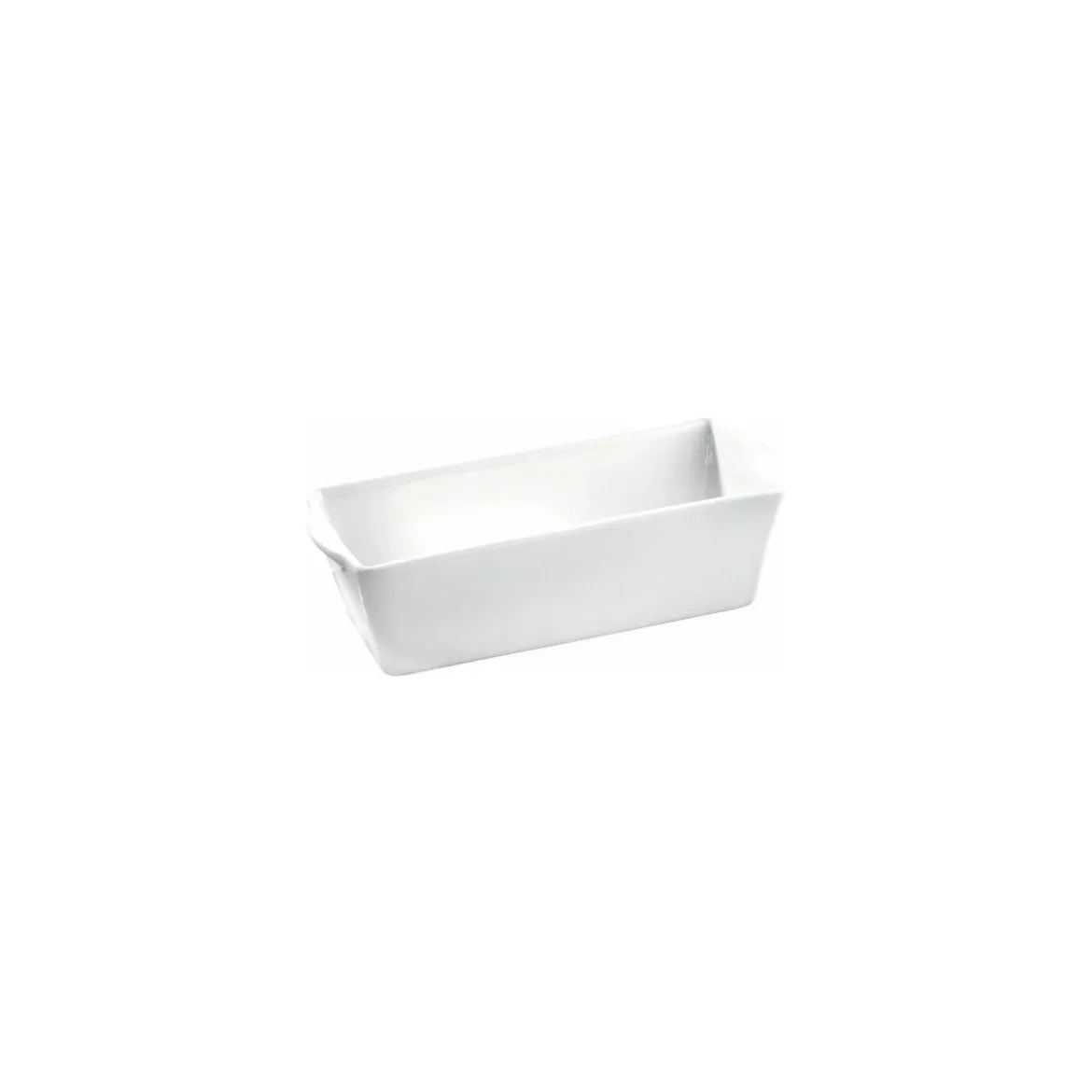 Terrine rectangulaire porcelaine blanche 125 cl