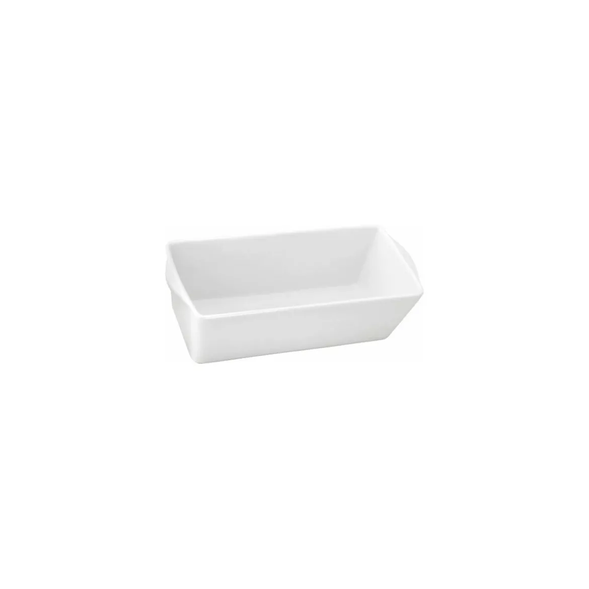 Terrine rectangulaire porcelaine blanche 125 cl